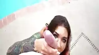 عاشقات الدخول الخلفي: فتاتان في بورن شرجي صريح